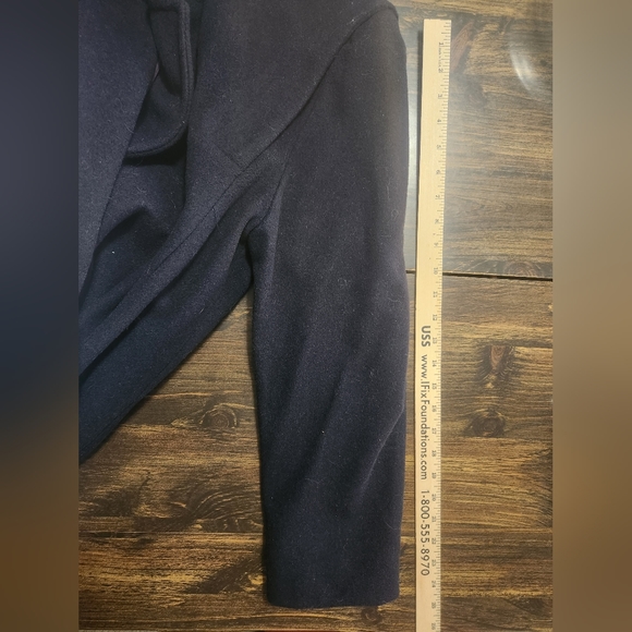 VTG Braefair wool blend coat made in the USA Size 14  with scarf - Picture 9 of 13